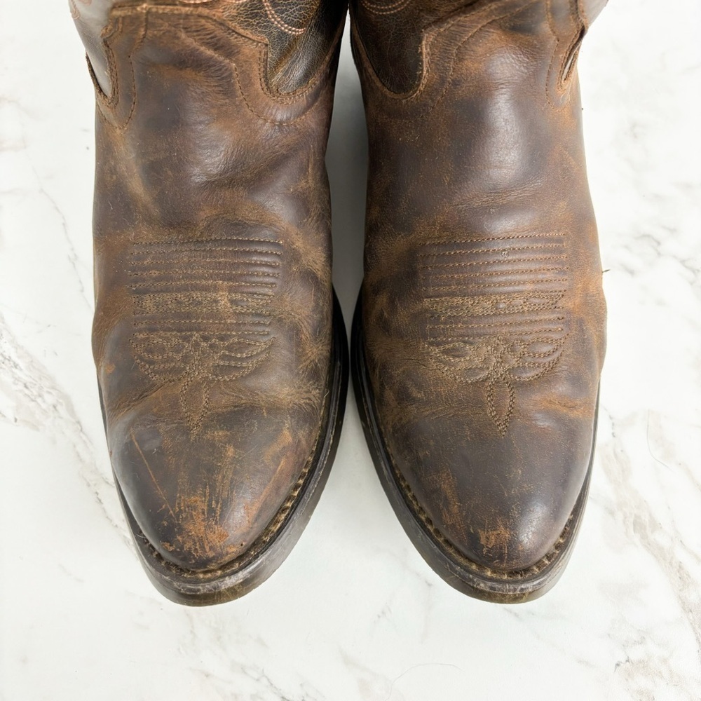 Double-H Men’s “R" Toe Work Oil Resisting Western Boots Sz 10 - Picture 8 of 11